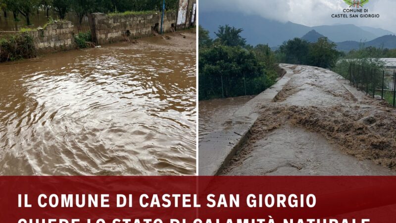 CASTEL SAN GIORGIO (SA): EVENTI CLIMATICI DEL 4 NOVEMBRE SCORSO