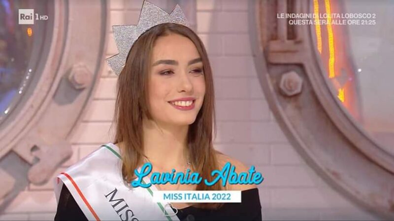 LAVINIA ABATE,MISS ITALIA 2022: PARTECIPARE AL CONCORSO MI HA AIUTATO A SUPERARE LE MIE INSICUREZZE